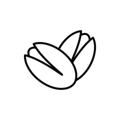 pistachio icon vector nut icon