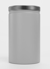 Realistic 3D Render of Empty Food Container