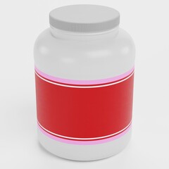 Realistic 3D Render of Gainer