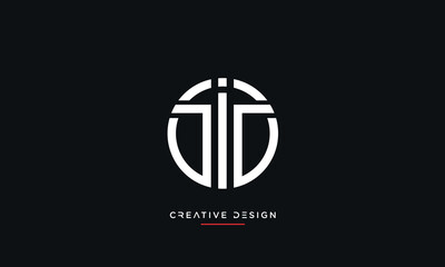 TI or IT Alphabet letters initial logo monogram