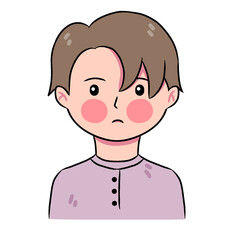 Cool Pretty Boy Character Design Illustration