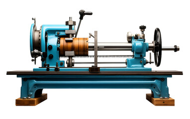 Broaching Machine isolated on a transparent background.