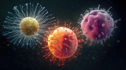 Obraz premium mutations in tumor suppressor genes, which normally inhibit tumor formation and growth