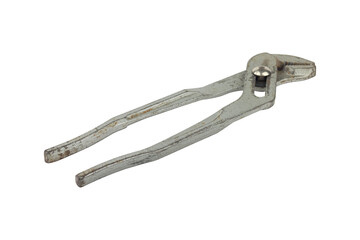 adjustable gas wrench, pipe wrench, pipe wrench isolated from background