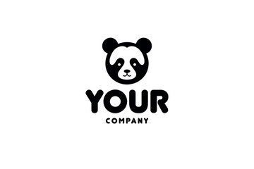 Panda Vector Style Logo