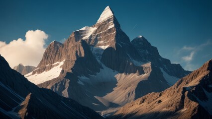 Beautiful view of the mountain. Mountain landscape. The beauty of nature.