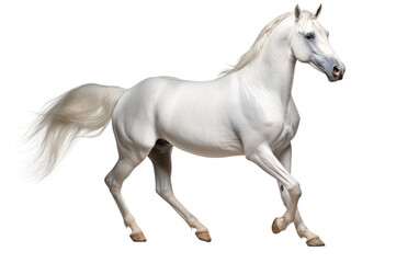 Obraz na płótnie Canvas Arabian Horse Beauty On Transparent PNG