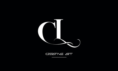 CL, LC, C, L abstract letters logo monogram