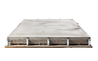 Concrete Screed isolated on a transparent background.