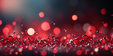 Steine in leuchtend roten Farben als Hintergrundmotiv für Webdesign im Querformat für Banner, ai generativ