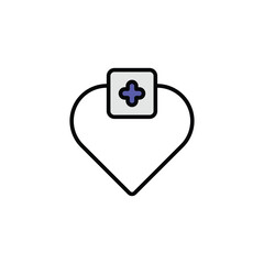 Treatment icon design with white background stock illustration