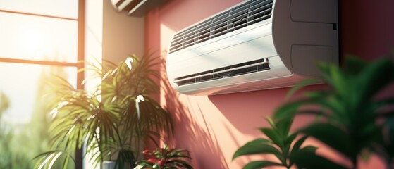 air conditioning unit - obrazy, fototapety, plakaty