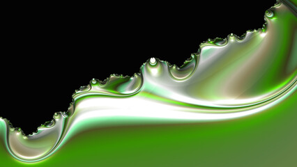 delicate green and grey pattern and design