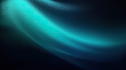 Fototapeta premium Abstract dark background. Silk satin fabric. teal blue color. Elegant background with space for design. Soft wavy folds. Abstract Background with 3D Wave green blue , Christmas, birthday, anniversary