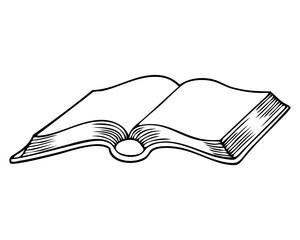 book line vector illustration