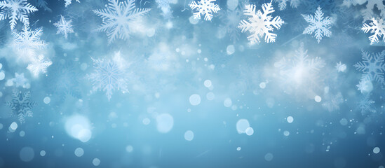 A wonderful New Year, Christmas, holiday and winter atmosphere background.
