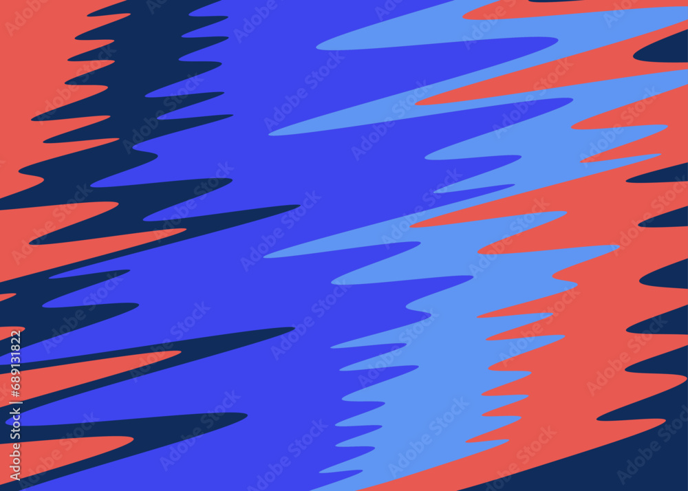 Poster simple background with colorful gradient wavy lines pattern