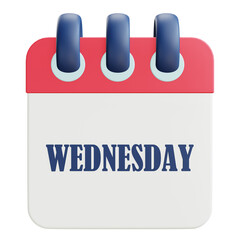 Wednesday 3d Icon Calender