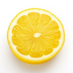 Professional food photography of Lemon, isolated on white background, Lemon isolated on white background
