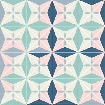 Seamless pattern in pastel colors | generative AI © No34