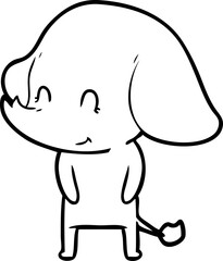 cute cartoon elephant