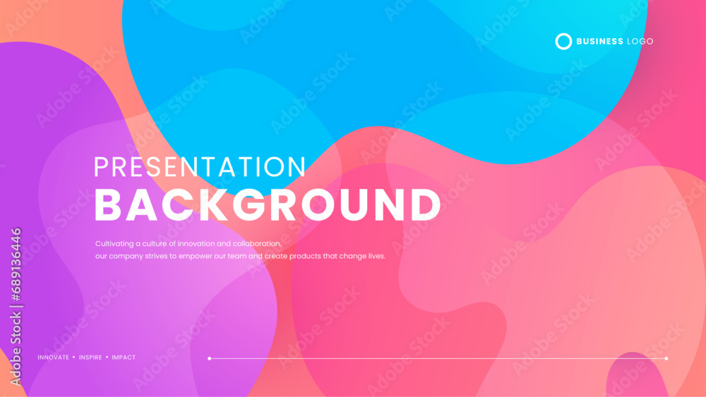 Poster colorful abstract presentation background. colorful colourful vector simple minimalist style backgro
