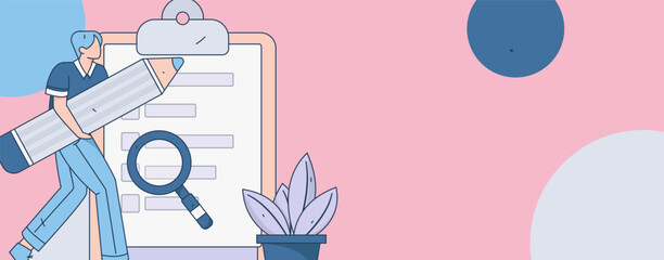 Business People Flat Vector Concept Operation Hand Drawn Illustration
