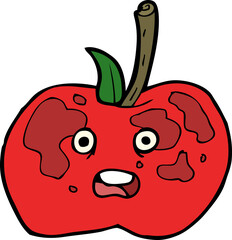 cartoon apple