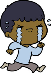 cartoon man crying