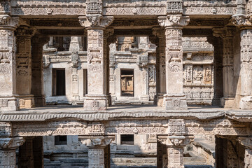 views of rani ki vav stepwells in patan, india