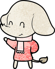 cute cartoon elephant