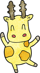 cute cartoon giraffe
