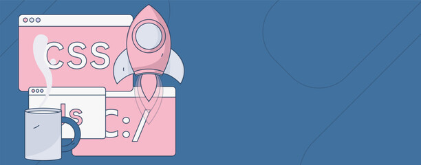 Business People Flat Vector Concept Operation Hand Drawn Illustration
