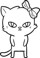 cute cartoon cat