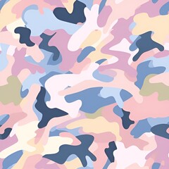 pastel camouflage pattern