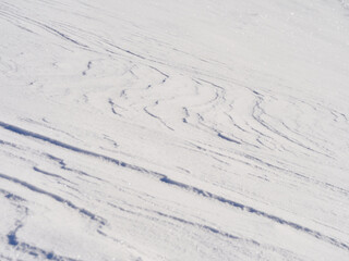 Snow texture after a snowstorm