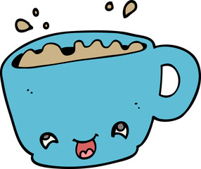cartoon cup of coffee