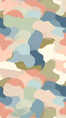 pastel camouflage pattern