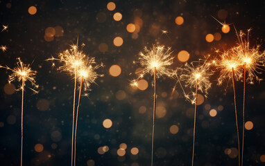 Sparklers para Ano Novo ou festa
