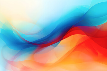 Obraz premium Abstract colorful waves background. Abstract art. The curved graphics are full of beautiful colors and flow. copy space.