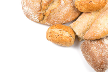 Composition with bread