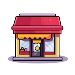 Obraz premium store or shop icon illustrator