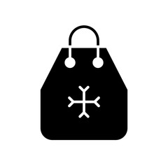 bag glyph icon