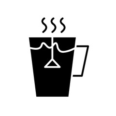 tea glyph icon