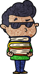 Fototapeta premium cartoon cool guy