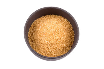 brown sugar in a dark bowl