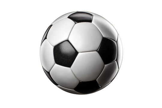Image Of A Football, Transparent White Background, Png.
