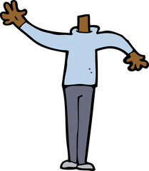 cartoon male gesturing body (mix and match cartoons or add own photo)