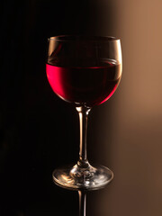 Weinglas, Rotweinglas, isoliert