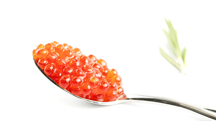 Red caviar of sturgeon fish species
